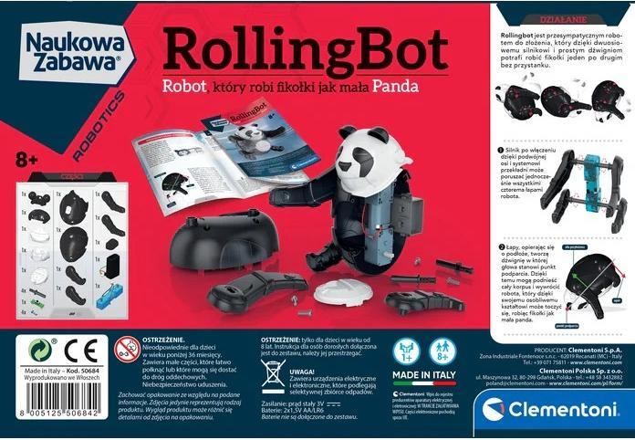 Actual product image Clementoni Robot Rolling Bot 50684