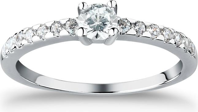 Actual product image La Petite Story Charming silver ring with zircons Silver LPS03AWV090 - Circuit: 52 mm (52, 925 Silver)