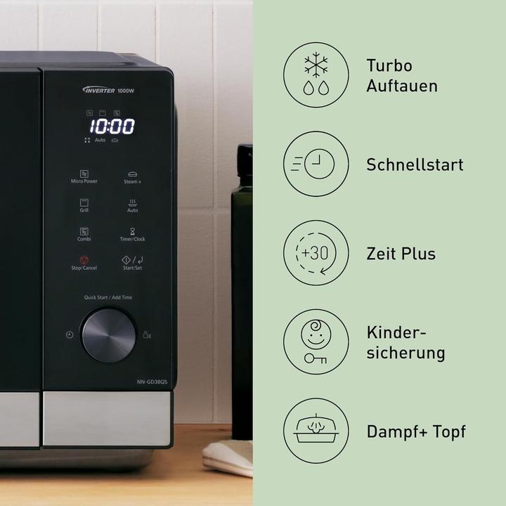 Actual product image Panasonic NN-GD38QSEPG (29 l)