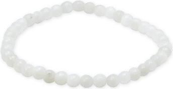 Immagine prodotto Green Tree White Moostone 'AA' Bracelet 4mm - Madagascar