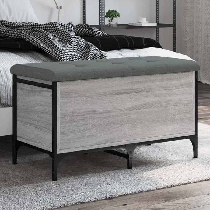Image du produit VidaXL Banc avec espace de rangement Gris Sonoma 82x42x45 cm (42 cm)