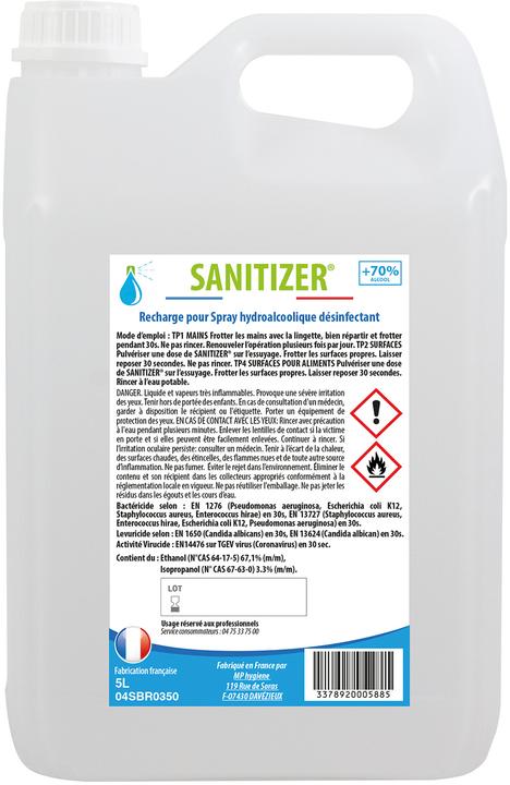 Actual product image Sanitizer Nachfüllbidon für Flächendesinfektion Spray (5000 ml)