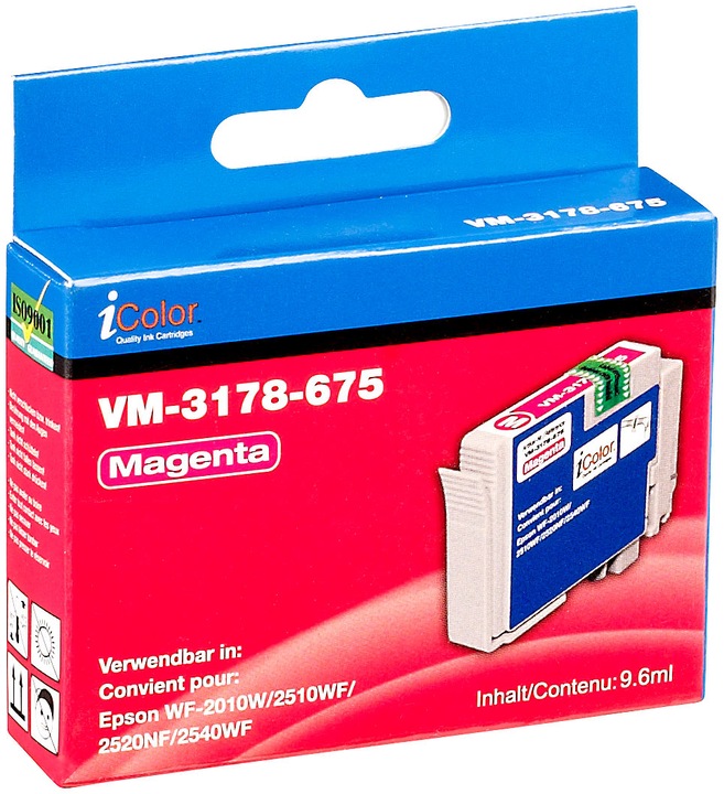 Actual product image IColor Cartridge for Epson (replaces T1631 T1632 T1633 T1634 / 16XL) (M)