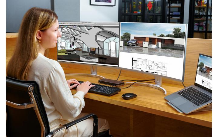 Produktbild Acer DOCKIN USB Type-C docking station E (USB-C, 4 Ports)