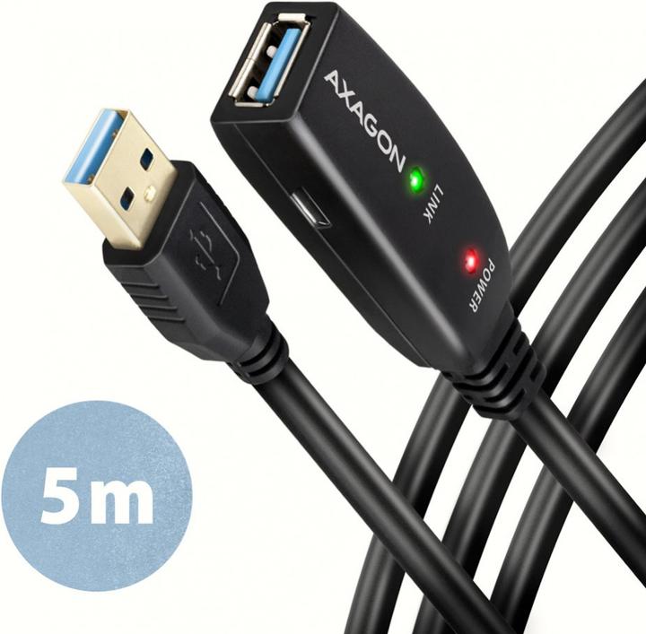 Immagine prodotto Axagon USB A – USB A (5 m, USB 3.2 Gen 1)