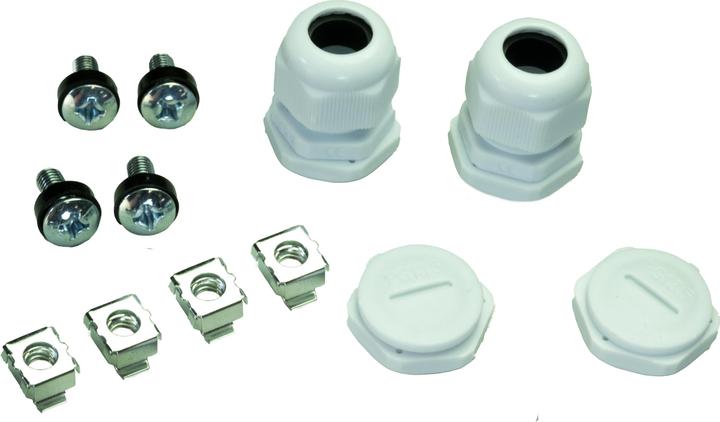 Produktbild Lightwin LWL Spleissbox, 12 Fasern, 6x DSC Multimode, 50/125µm OM4 Pigtail Spleissboxen (1.50 m)