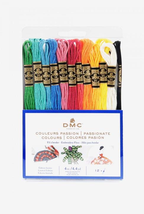Actual product image DMC embroidery thread set Passion (117 m)