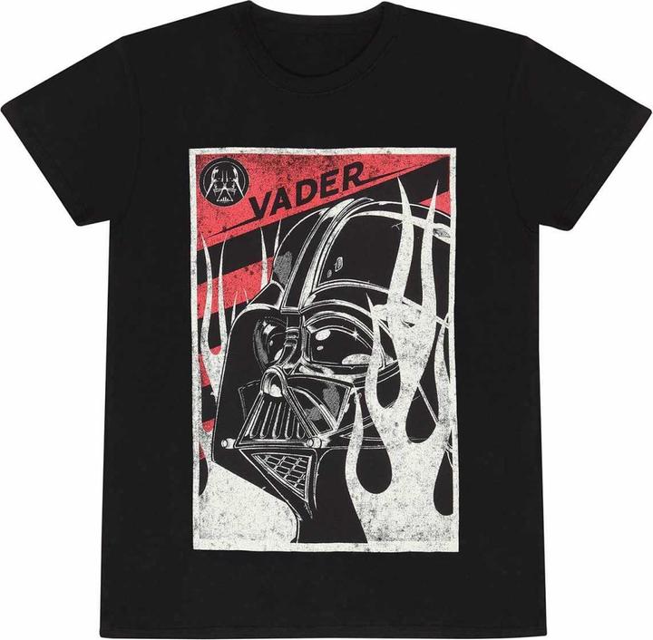 Actual product image Star Wars Unisex Adult Darth Vader Frame T-Shirt (M)