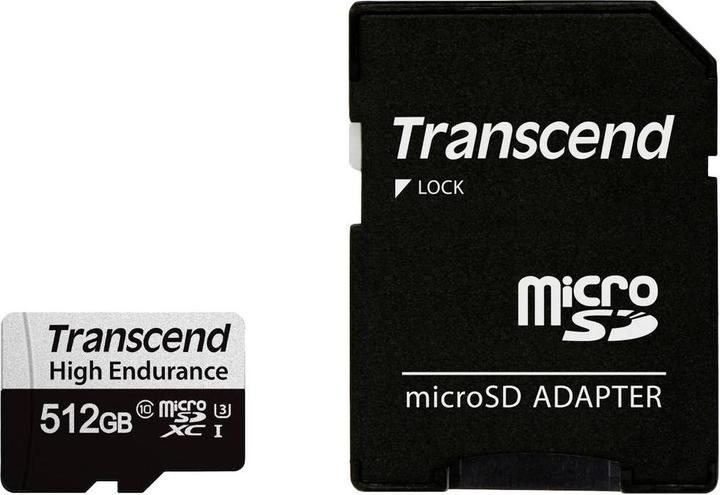 Produktbild Transcend USD350V (512 GB, microSDXC, U3, UHS-I)