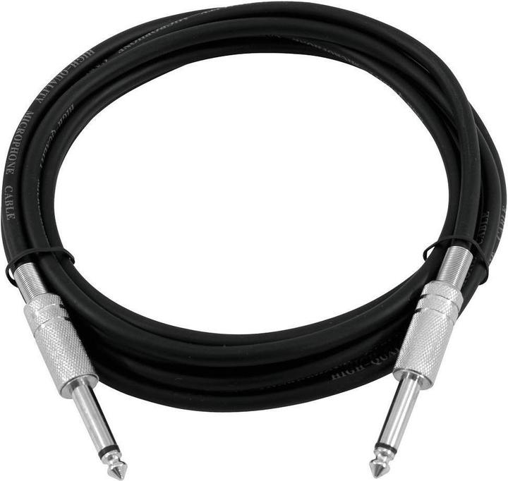 Actual product image Omnitronic Jack cable 6,3 mono 10m sw (10 m)