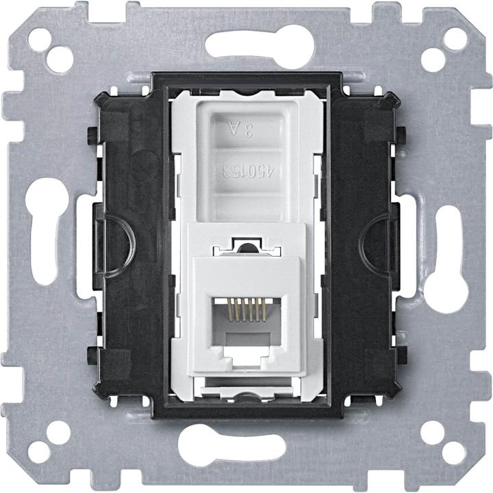 Actual product image Merten RJ12 telephone socket outlet insert, 6-pole MEG4216-0000
