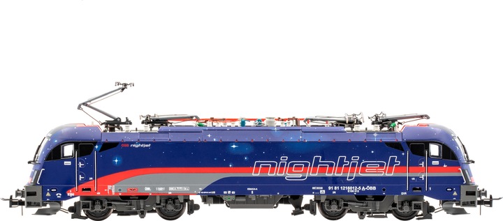 Immagine prodotto Jägerndorfer ÖBB Locomotiva elettrica Taurus 1216.012 Nightjet Ep. VI DC HE (Traccia H0)