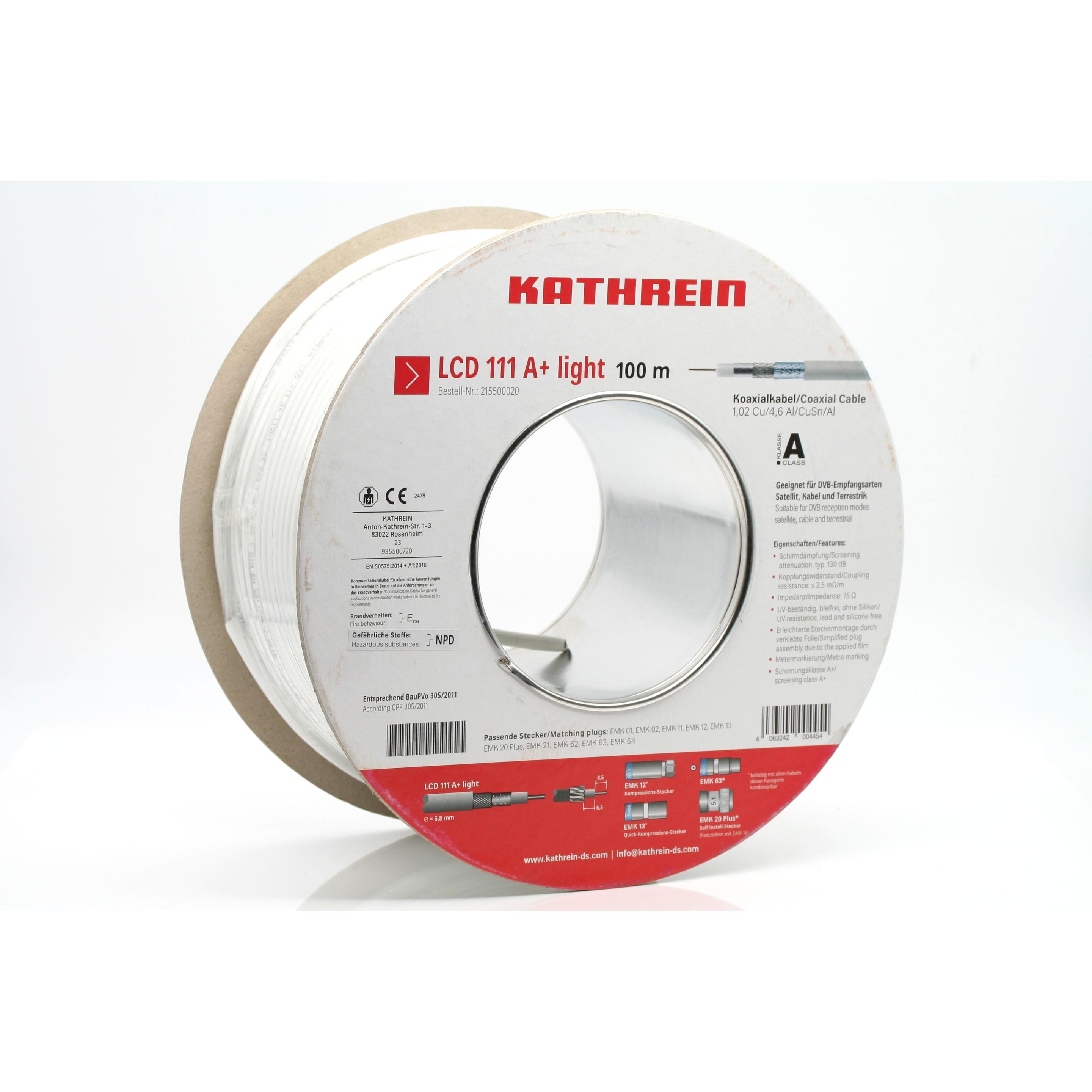 Thumbnail - Kathrein KATH Koaxialkabel (135 dB, Antennenkabel), Antennenkabel