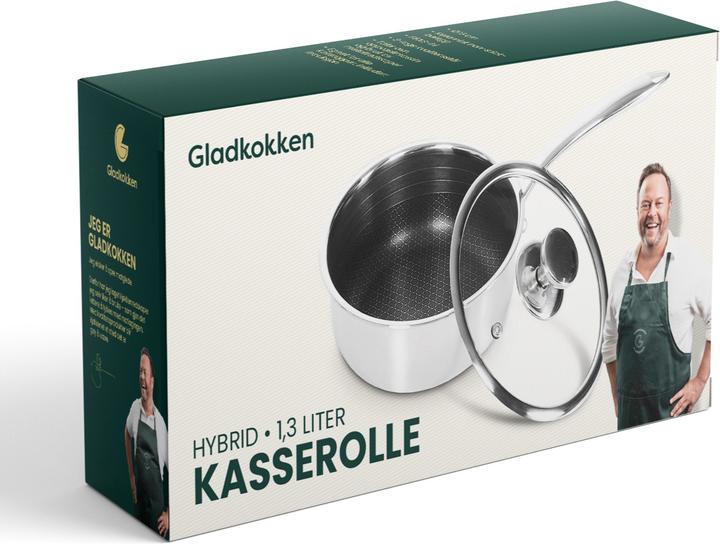 Immagine prodotto Gladkokken - Hybrid saucepan with lid - 16 cm (16 cm, Alluminio)