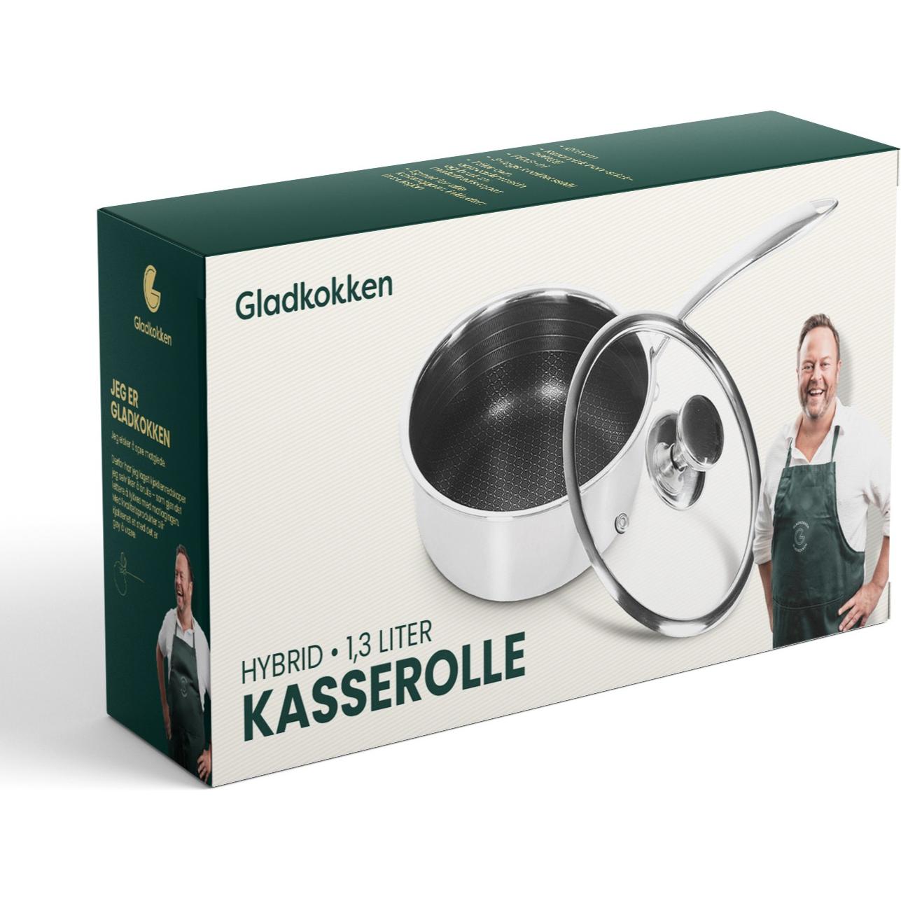 Gladkokken - Hybrid saucepan with lid - 16 cm, Padella + Pentola