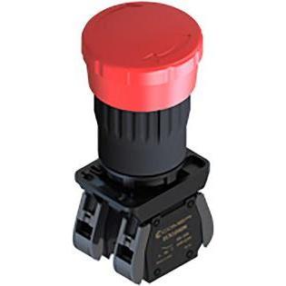 Rs Pro Not-Aus-Schalter Kunststoff Pilzkopf, Rot Ø 22mm 2 Öffner Drehfreigabe, Taster + Schalter, Rot