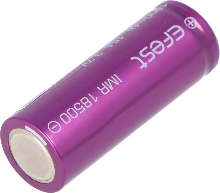 Actual product image Efest Akku Purple IMR18500 ungeschützt (1 pcs., 18500, 1000 mAh)