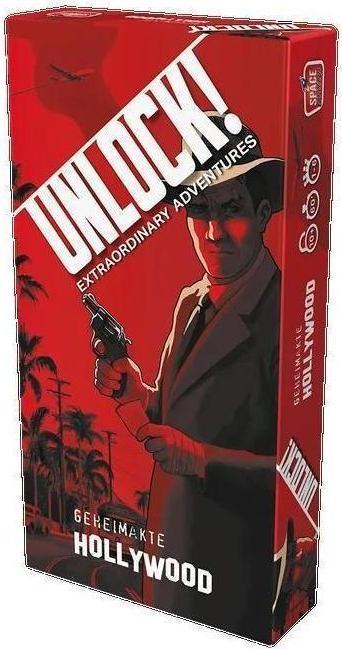 Actual product image Asmodée Unlock! Secret Hollywood (single scenario) (German)