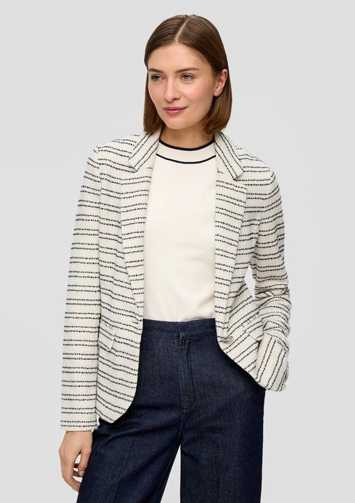 Immagine prodotto s.Oliver Indoor-Jacke Sweatblazer mit Strukturmuster (44)