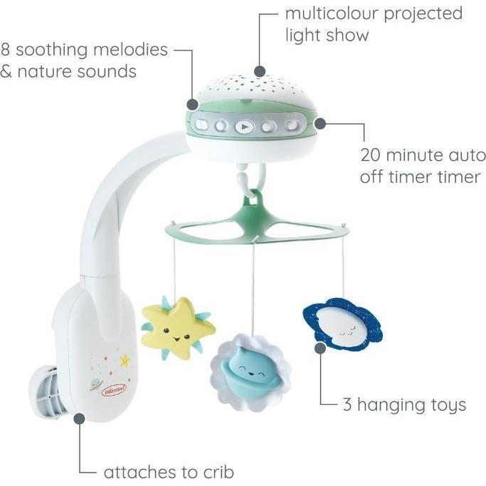 Thumbnail - B-Kids Infantino 315194 3in1 Musikkarussell mit Projektor Grün