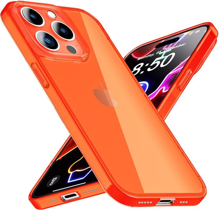 Produktbild Nalia Klar Transparente Neon Silikon Hülle (Apple iPhone 14 Pro Max)