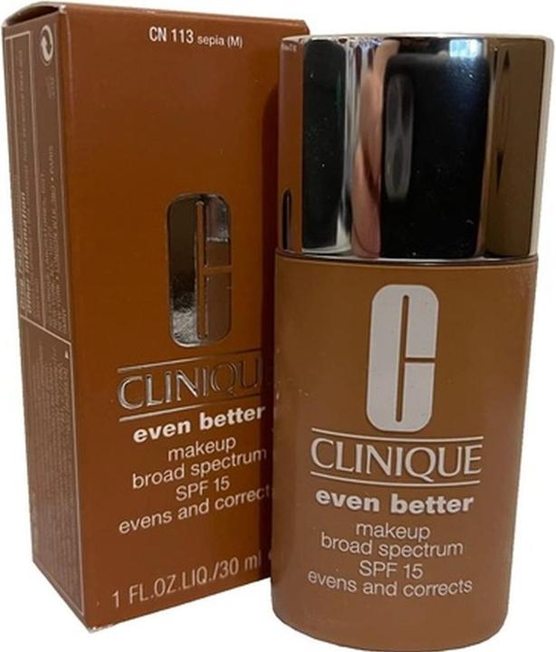 Actual product image Clinique Even Better Makeup SPF15 30ml CN 113 Sepia (113 Sepia)
