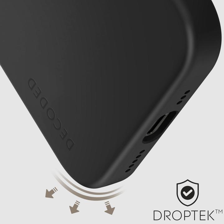 Actual product image Decoded AntiMicrobial Silicone Backcover iPhone 15 Pro Max Graphene (Apple iPhone 15 Pro Max)