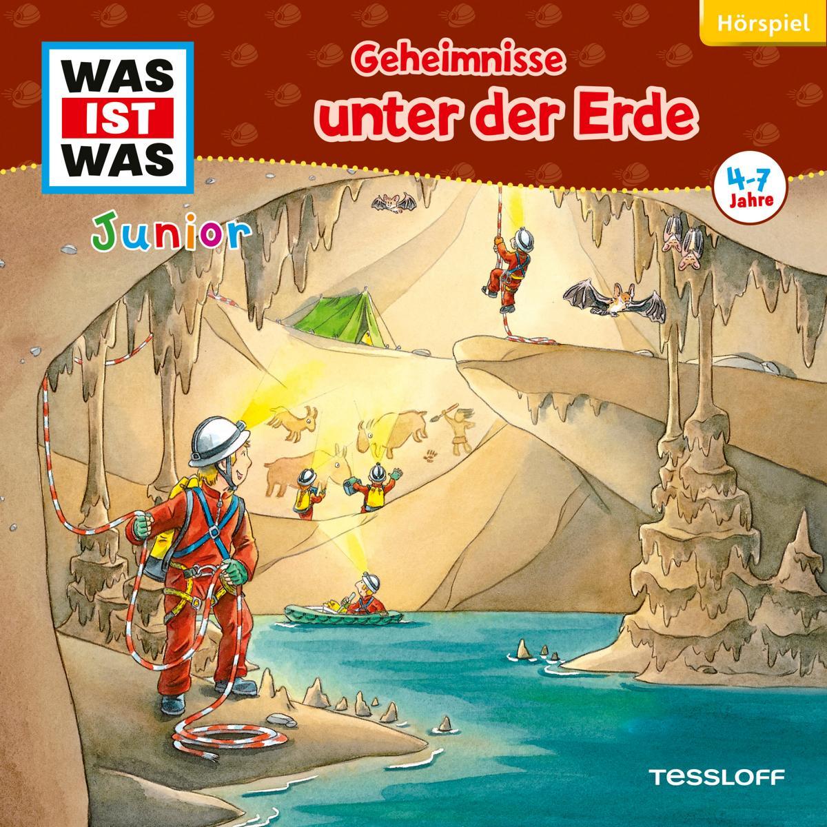 Thumbnail - WAS IST WAS Junior Hörspiel. Geheimnisse unter der Erde, Hörbücher von Benjamin Schreuder