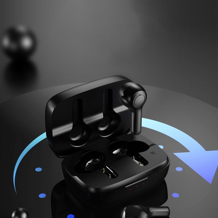 Actual product image Choetech TWS Bluetooth Headphones SOLAR -Black (6 h, Wireless)