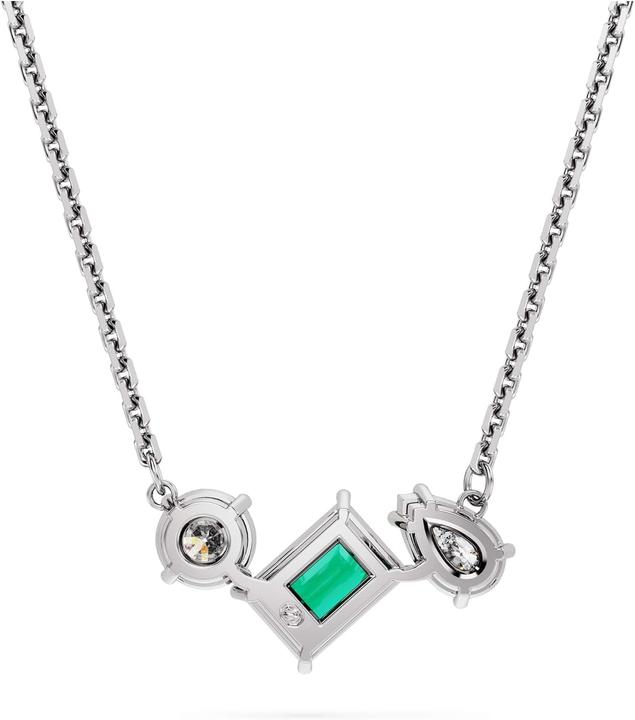 Actual product image Swarovski Mesmera Necklace Various Cuts Green (Swarovski Metal, 45 cm)