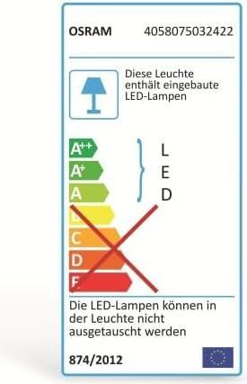 Energie-Label Osram Endura (400 lm, IP44)