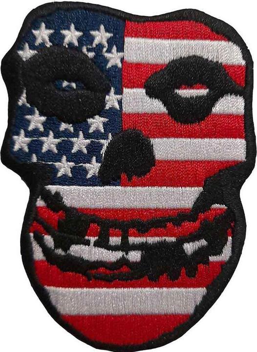 Produktbild Misfits Totenkopf Patch USA gewebter Stoff