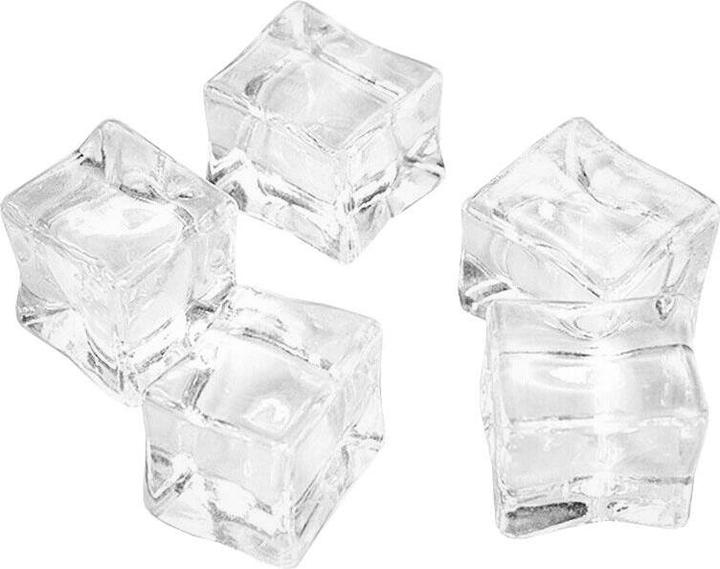 Immagine prodotto JTI Cubetti di ghiaccio in acrilico - oggetti di scena per la fotografia - confezione da 5 (Cubetti di ghiaccio riutilizzabili)