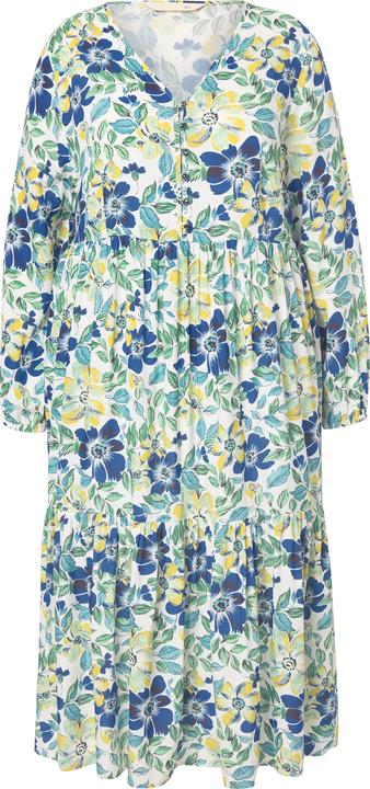 Produktbild Miamoda Maxikleid, A-Linie, Blumenmuster, Volant (46)