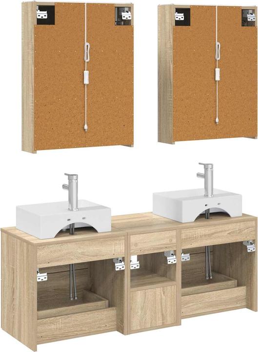 Produktbild vidaXL Badezimmermöbel-Set