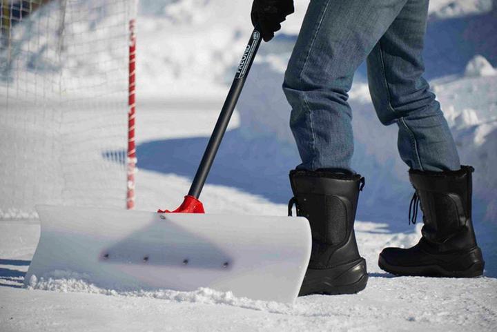 Produktbild Freund Victoria Schneeschieber SnowPusher Fieberglasstiel D-Griff Kunststoffb...