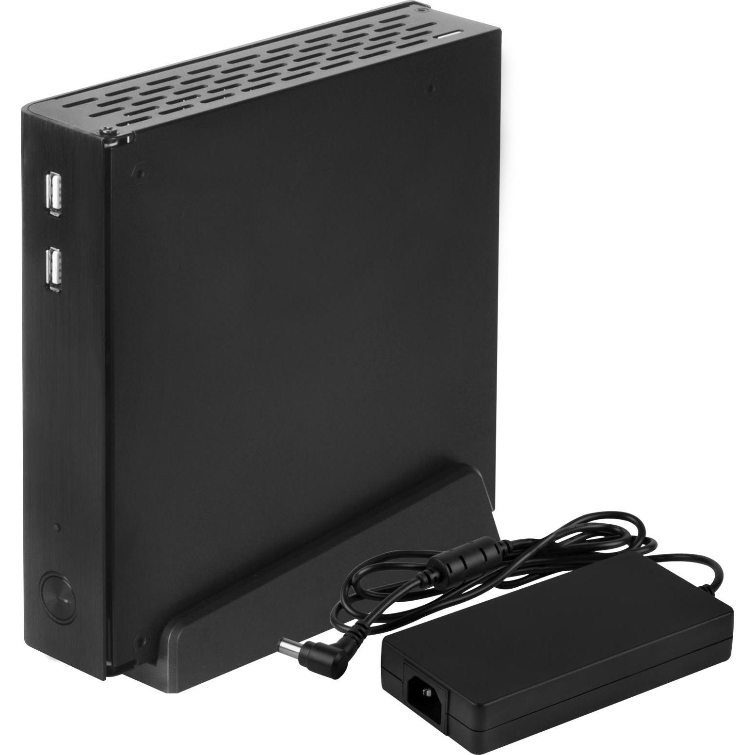 Silverstone Petit PT13 (Thin Mini ITX), PC Gehäuse, Schwarz