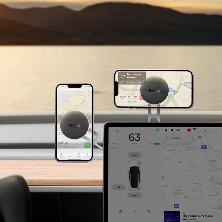 Actual product image Baseus Magnetic Car Mount T-Space