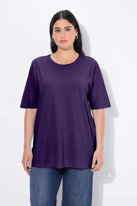 Produktbild Ulla Popken T-Shirt, Rundhalsausschnitt, Relaxed, Halbarm (68)
