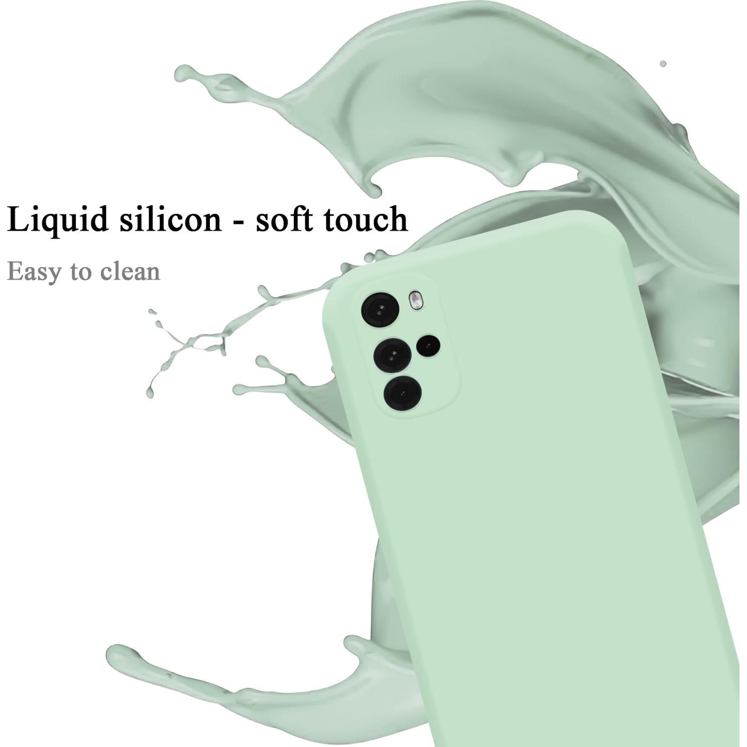 Thumbnail - Cadorabo TPU Liquid Silicone Case Hülle für Motorola MOTO G22 (Motorola Moto G22), Smartphone Hülle, Grün