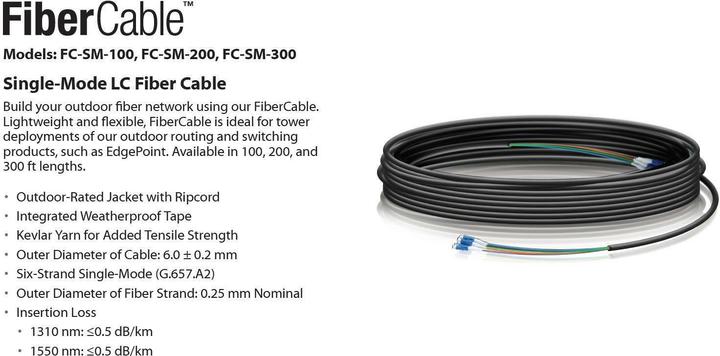 Immagine prodotto Ubiquiti Cavo di rete (CAT6, 60 m)