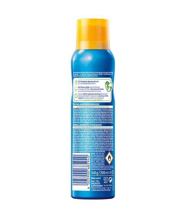 Produktbild NIVEA Sun UV Dry Protect Sport Sprühnebel (Sonnenspray, SPF 30, 200 ml, 190 g)