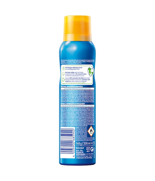 Immagine prodotto NIVEA Proteggere & Asciugare (Spray solare, SPF 30, 200 ml, 190 g)