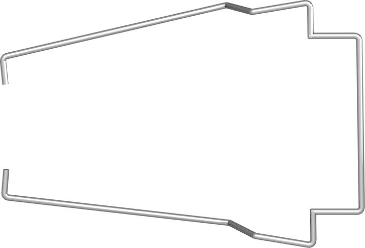 Produktbild Schneider Electric Halteklemme aus Metall, für RXZ400