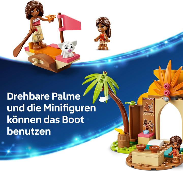 Produktbild LEGO Vaianas Hütte und Boot (43282, LEGO Disney)