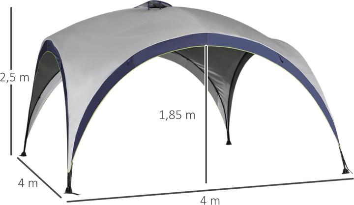 Produktbild Outsunny Pavillon (400 cm, 400 cm)