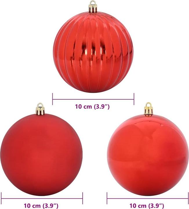 Actual product image vidaXL Weihnachtskugeln (4x)
