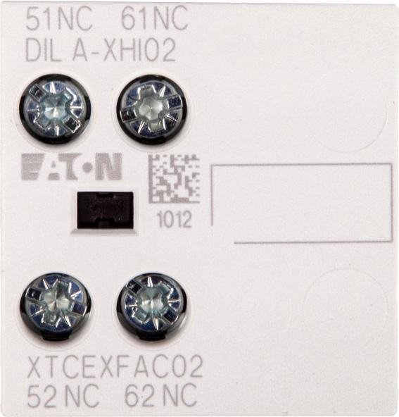 Produktbild Eaton 276420 Hilfsschalterbaustein, 2 Öffner, Aufbau, Schraubanschluss