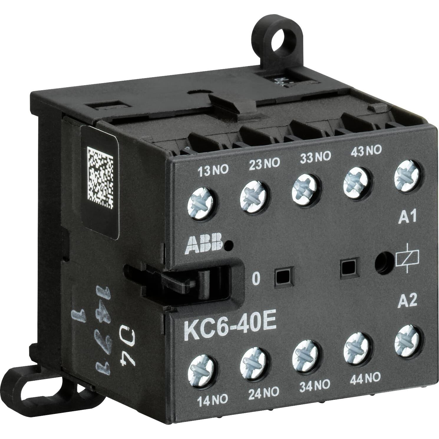 ABB KC6-40E-07 Kleinhilfsschütz 12VDC GJH1213001R0407, Relais