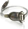 Productafbeelding Iogear USB naar seriële RS232 DB9Adapter (0.40 m)